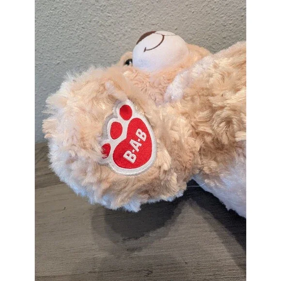 Build-A-Bear Tan Teddy Bear Plush 17” Classic Brown Stuffed Animal | B.A.B Paw - Picture 7 of 8